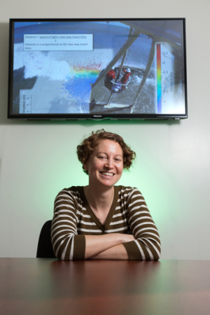 Andrea Albright will present her award-winning wave research using NASA's hyperwall at the upcoming AGU Conference