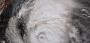 Satellite image of Hurricane Katrina, Courtesy of NASA