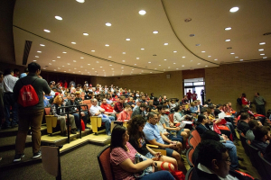 Over 100 High School Seniors visit the UH Cullen College on Saturday, April 7