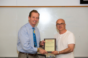 Rockwell Lecturer, John Crittenden, NAE and Department Chair of CEE Dr. Roberto Ballarini