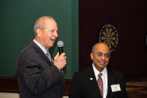  ECE department chair, Badri Roysam and  Joseph W. Tedesco, Dean of the Cullen College of Engineering, was also in attendance to share the latest updates and news from the Cullen College community.