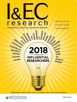 I&EC Research special issues showcasing papers from the 2018 Class of Influential Researchers.