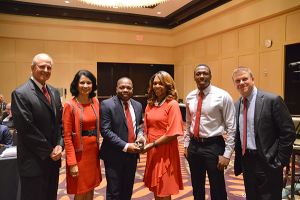 The University of Houston System Board of Regents presented the Regents’ Academic Excellence Award to the University of Houston Cullen College of Engineering’s PROMES program. 