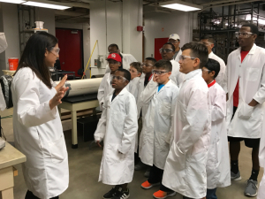 Researchers and students from the University of Houston are working with fourth- and fifth-grade boys to promote interest in STEM.