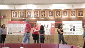 Student researcher presented their work at the 2018 UH REU Poster Session to students and faculty