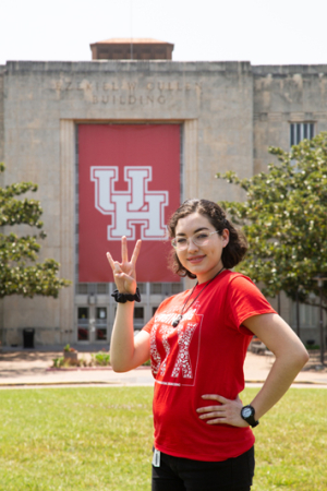 Lisette Montemayor, incoming freshman, is part of UH's newest Student Success Program funded by the NSF.