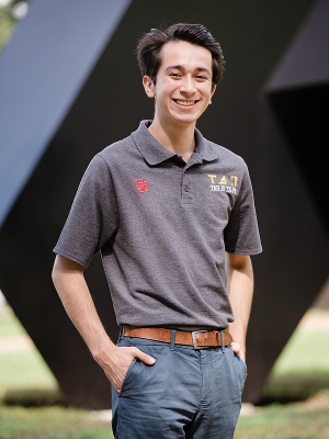 Marco Espinosa, mechanical engineering senior at the UH Cullen College of Engineering.