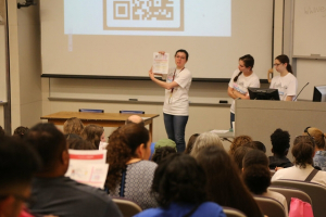 The event introduces girls in grades four through eight to the wide world of STEM and engineering activities organized by faculty and student organizations from UH Engineering. 