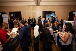 nearly 1,400 UH engineering students flocked to the UH Hilton to interview and meet with representatives from 110 of Houston’s leading companies