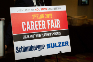 2019 Spring Engineering Career Fair Platinum Sponsors: Sulzer & Schlumberger