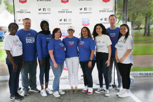 UH Cullen College of Engineering buzzed with excitement as a thousand Houston- area girls attended the fourth annual “Girls Engineering the Future Day: A STEM Event,” sponsored by Chevron.