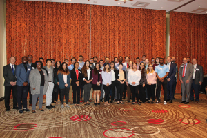 The 2018-2019 recipients of the Brookshire scholarships gathered for a luncheon at the UH Hilton on February 26, 2019.