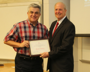 Michael Nikolaou, professor of chemical and biomolecular engineering won the The Fluor Corp. Faculty Excellence Award.