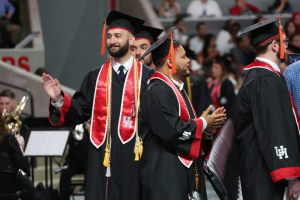 The University of Houston Cullen College of Engineering celebrated the graduation of more than 600 engineers on Thursday, May 9 at the Fertitta Center. 