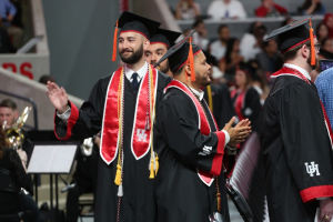 The University of Houston Cullen College of Engineering celebrated the graduation of more than 600 engineers on Thursday, May 9 at the Fertitta Center.