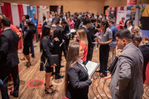 UH Engineering’s fall 2019 career fair attracted over 100 leading companies eager to recruit Cullen College students for internships, fellowships, and full-time positions. 