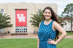 Maria Laura Rossodivita, a UH chemical engineering major, will be working at the Christian-Albrechts-Universitaet zu Kiel