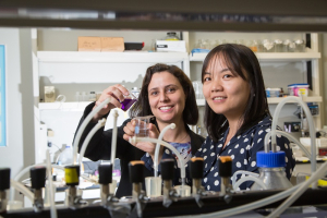 Debora Rodrigues and Yandi Hu, associate professors at the UH Cullen College of Engineering, are collaborating to address water purification issues.