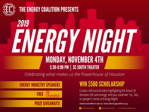 The Energy Coalition, a UH student organization, is hosting the 2019 Energy Night.