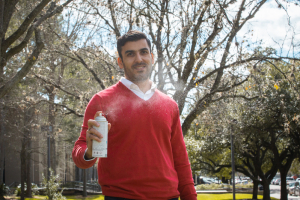 Hadi Ghasemi, Bill D. Cook Assistant Professor of mechanical engineering, is renowned for his work involving innovative materials and icephobicity