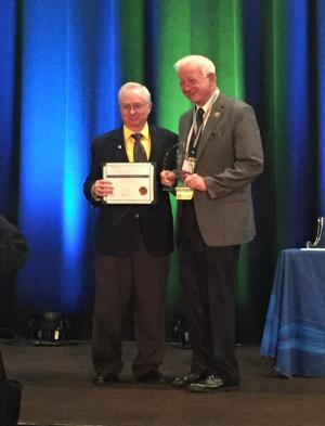 Jerry Rogers, a UH Cullen College retiree, received a Service to the Institute Award from the American Society of Civil Engineers (ASCE). Photo credit: Former UH-CEE faculty Ted Cleveland.
