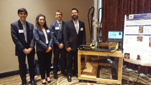 The UH Phoenix team – Andrew Advani, Sharlyn Tijerina, Jacob Frady and Joseph Pauwels – & its Planetary Ice Extractor (PIE) is a finalist in the NASA’s 2019 Special Edition: Moon to Mars Ice & Prospecting Challenge.