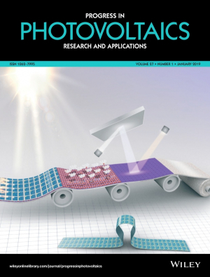 UH engineers land on the cover of the journal Progress in Photovoltaics: Research and Applications.