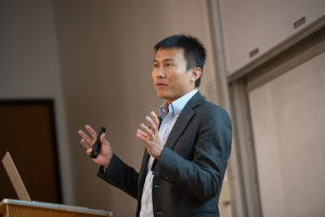Yi Cui is a materials scientist, specializing in nanotechnology, and energy and environment-related research. Cui is a Professor of Materials Science and Engineering, and by courtesy, of Chemistry at Stanford University.