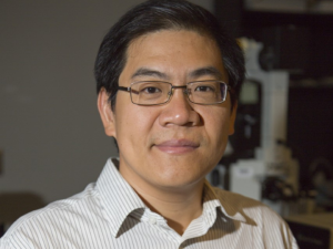 Wei-Chuan Shih, professor of electrical and computer engineering at UH, is the corresponding author for a paper about a new optical imaging technology for nanoscale objects, relying upon unscattered light to detect nanoparticles as small as 25 nanometers in diameter.