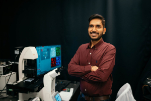 Aman Agrawal, a Ph.D. student in the William A. Brookshire Department of Chemical and Biomolecular Engineering at the Cullen College of Engineering, was among those presenting at this year's prestigious Gordon Research Conference and Seminar on Bioinspired Materials in Switzerland, where he was elected to chair the next one, scheduled for 2024.