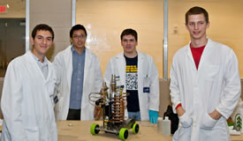 Some members of the UH Chem-E Car team