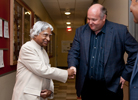 Former President of India Visits UH Nanofab Facility