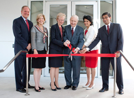 Leaders from the University of Houston and the energy industry celebrated the official dedication of the ConocoPhillips Petroleum Engineering Building.