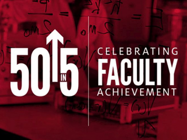 More than 20 Engineering faculty members were recognized for contributing to the UH 50-in-5 initiative. 