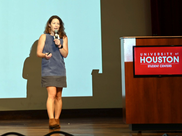 Amanda Marciel, assistant professor of Chemical and Biomolecular Engineering and the William Marsh Rice Trustee Chair at Rice University. 