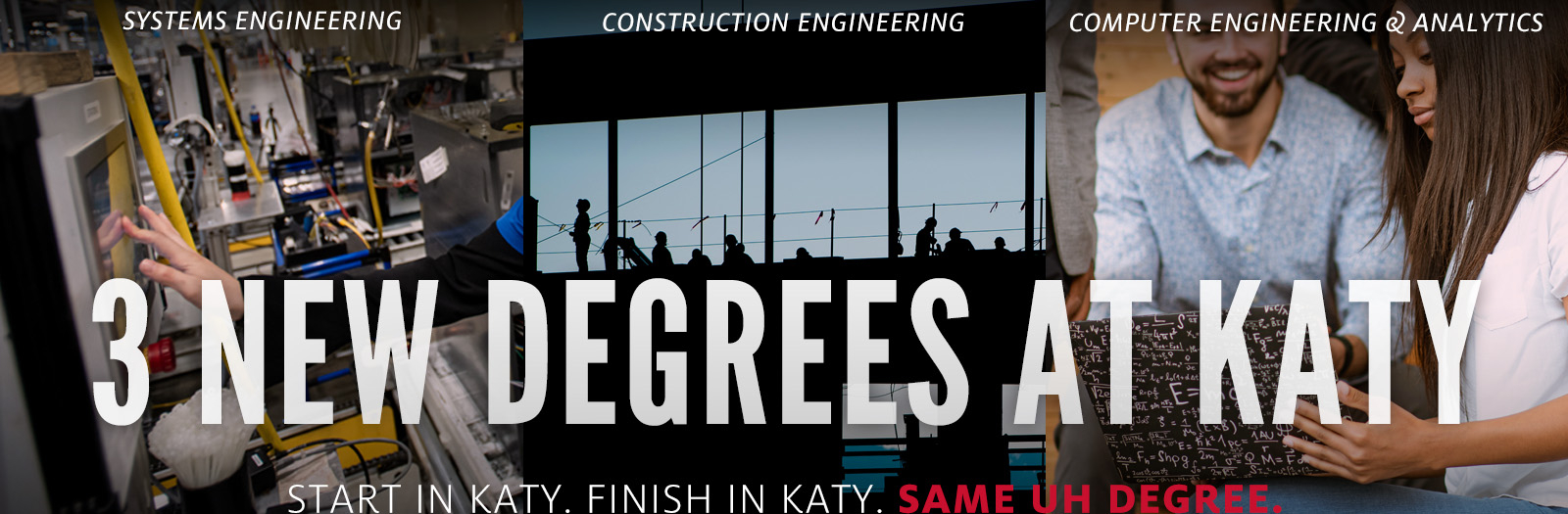 3 New Degrees at Katy
