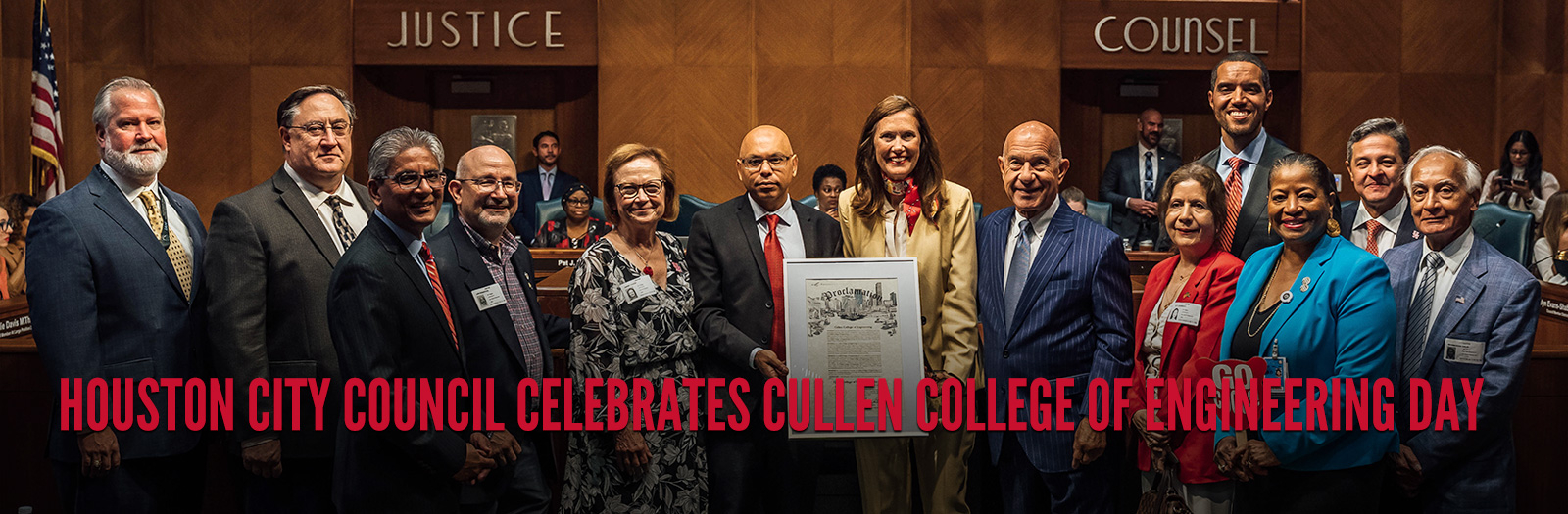 Houston City Council Celebrates Cullen College of Engineering Day