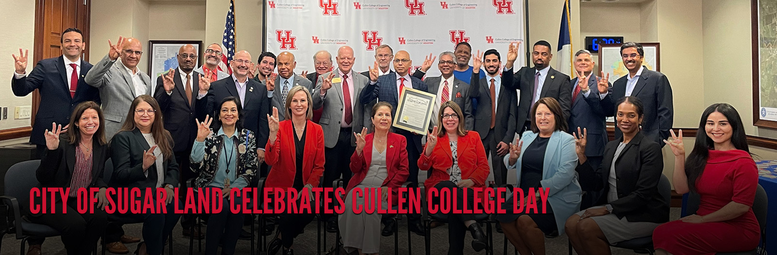 City of Sugar Land Celebrates Cullen College Day