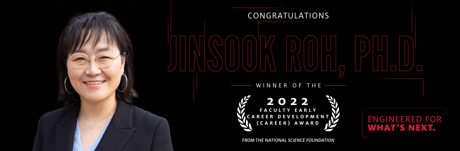Congratulations Jinsook Roh