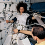 UH STEM Center Director Bonnie Dunbar, during her time as an astronaut.