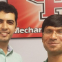 Ph.D student Mehdi Torbati, left, and Dr. Ashutosh Agrawal are peering into cell nuclei to improve health