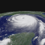 In 2005 Hurricane Katrina struck the U.S. Gulf Coast. Photo courtesy of NASA.