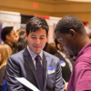 Making connections at Engineering Career Fair