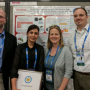 Award winner at the conference: Sara Pouladi (2nd from left) with (from left) Thomas Vandervelde of Tufts University, Emily Warren of National Renewable Energy Laboratory and Kyle Montgomery of the Air Force Research Laboratory