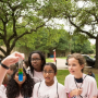 Science experiments dazzled and inspired participants at the 2018 Girls Engineering the Future! sponsored by Chevron.