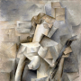 Girl with a Mandolin (Fanny Tellier, 1910) By Pablo Picasso - wordpress, PD-US, https://en.wikipedia.org/w/index.php?curid=38782663