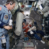 Bonnie Dunbar, a UH Cullen College of Engineering alumna, aboard the space shuttle Atlantis.