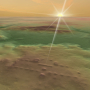 Lidar-based 3D image of the site of Buenavista on the day of sunrise alignment. Image by Takeshi Inomata, University of Arizona.