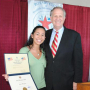 Isis Mejias with Congressman Ted Poe