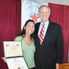 Isis Mejias with Congressman Ted Poe